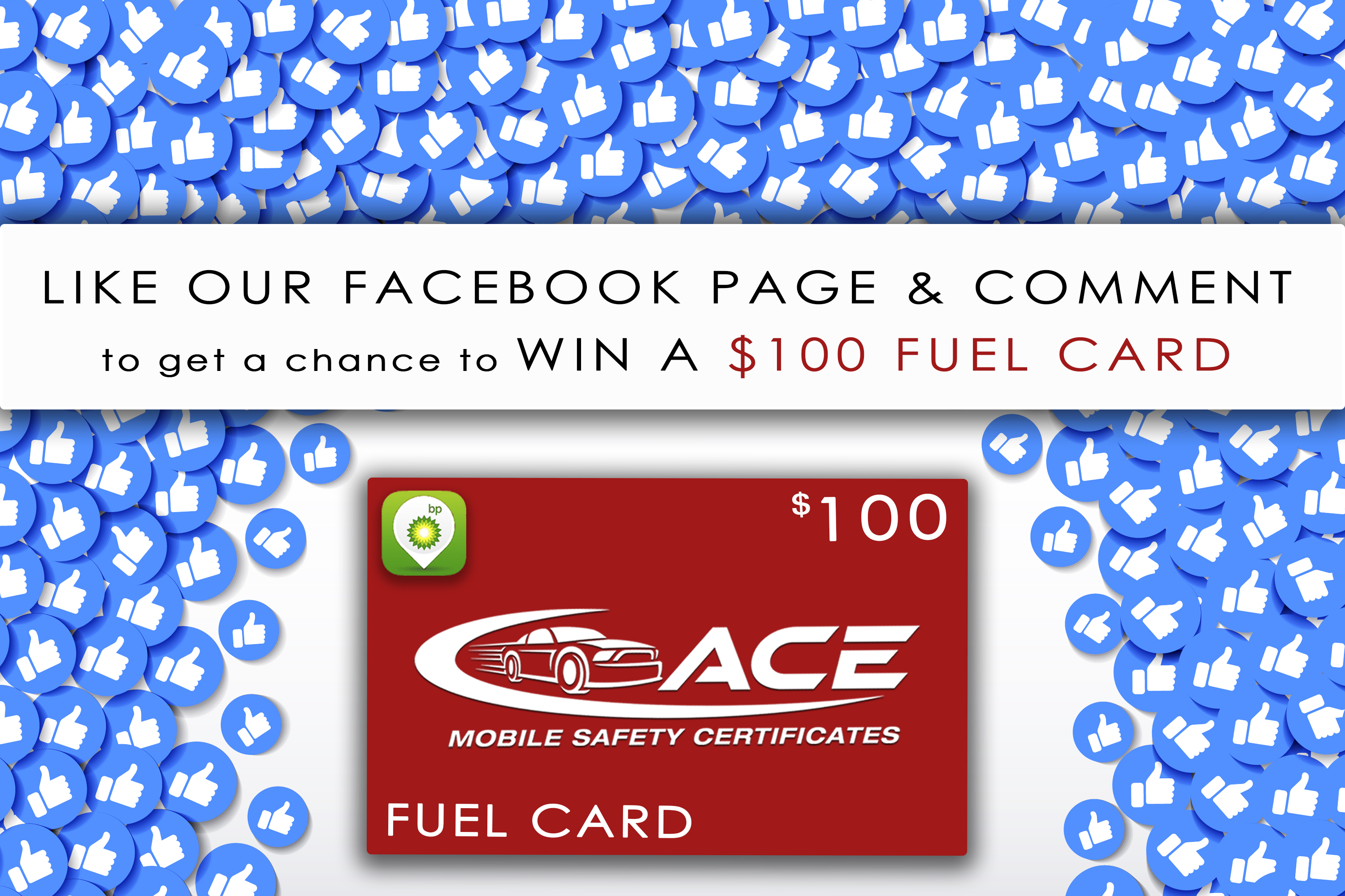 WIN a $100 FUEL CARD!